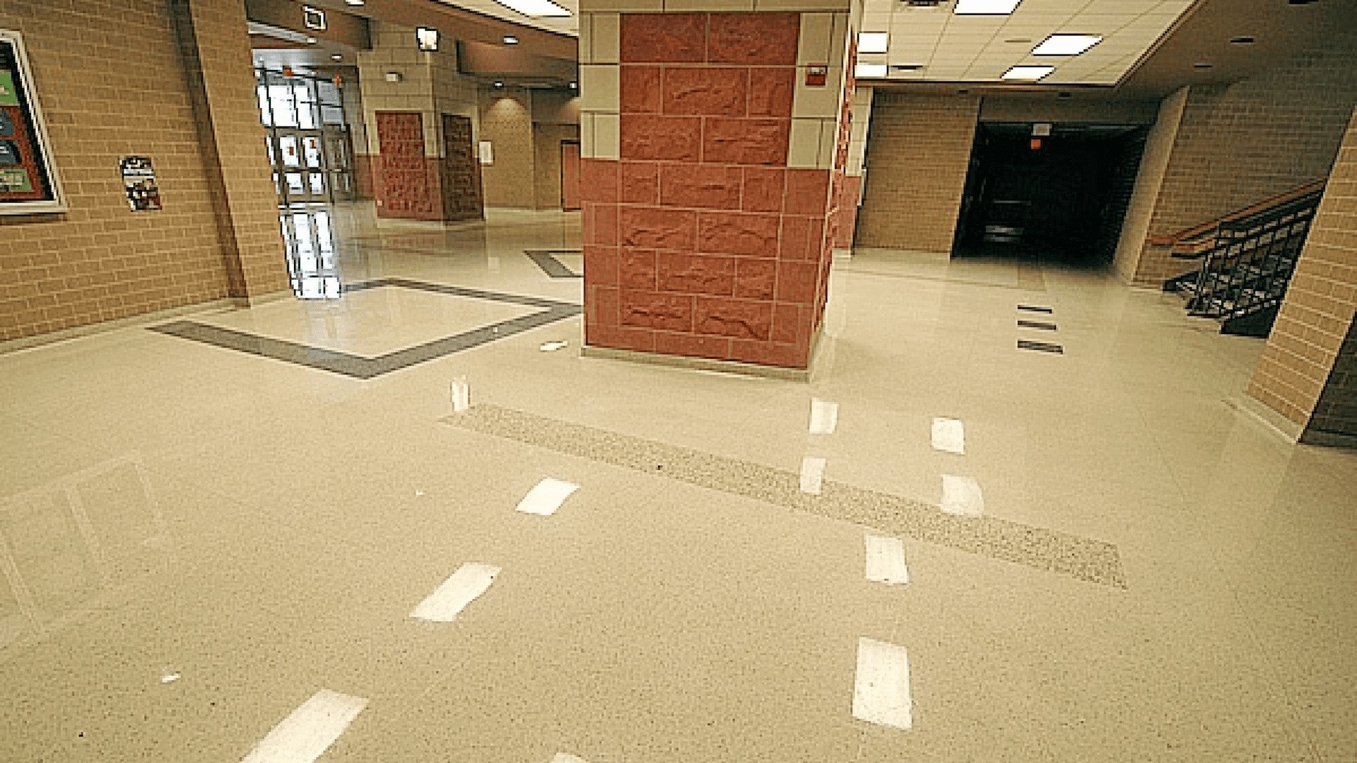 Cementitious Terrazzo at Legacy High School